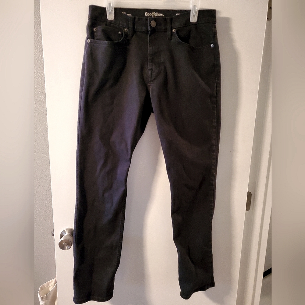 EUC Target Goodfellow & Co Athletic Fit Total Flex 33x32 Black Jeans